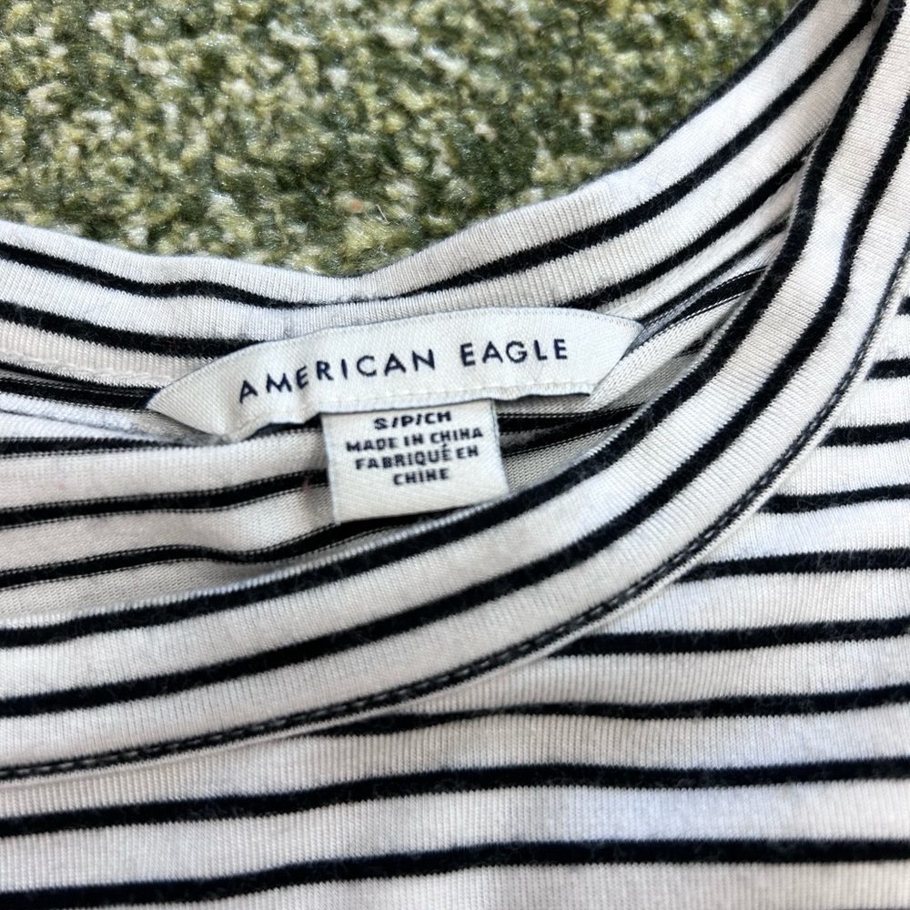 American Eagle striped knit tee shirt dress - Picture 2 of 5